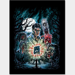 Evil Night In The Wood Posters and Art